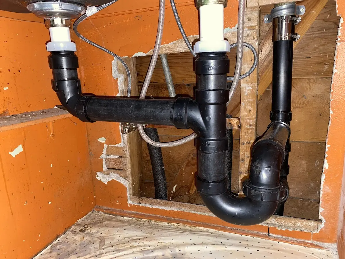 Professional Repiping Services equipment and tools on the job in Negaunee